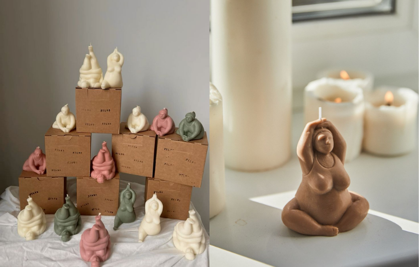 Свічки ручної роботи в йогічних практиках